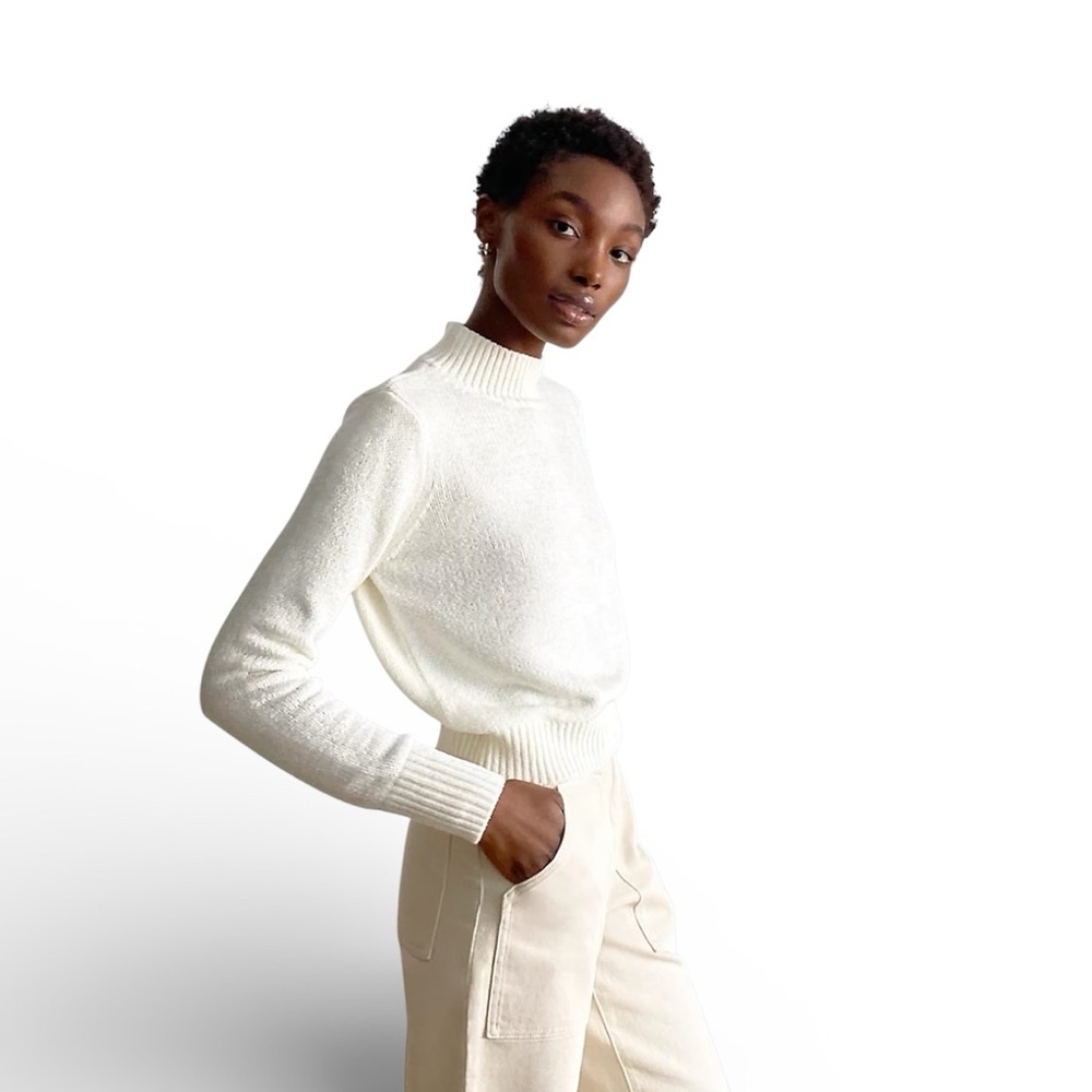 WILFRED Salette Cream Chenille Sweater
